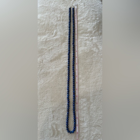 Jay King Lapis Lazuli Long Necklace DTR Sterling Silver Clasp. - Picture 7 of 7